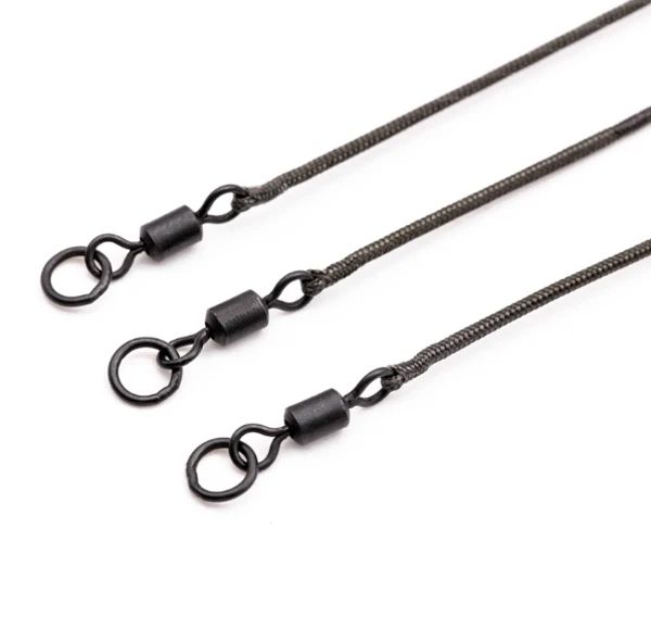 Korda Kable Leadcore Leader Ring Swivel Weed 50cm 3 Korda Kable Leadcore Leader Ring Swivel Weed 50cm