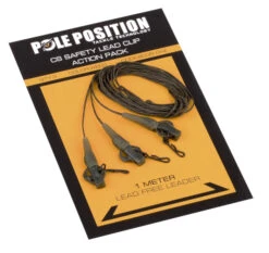 Pole Position CS Leadclip + Leader Action Pack Weed 45lb 1m (3pcs) -Hengels Winkel 26d4514b70b5067a
