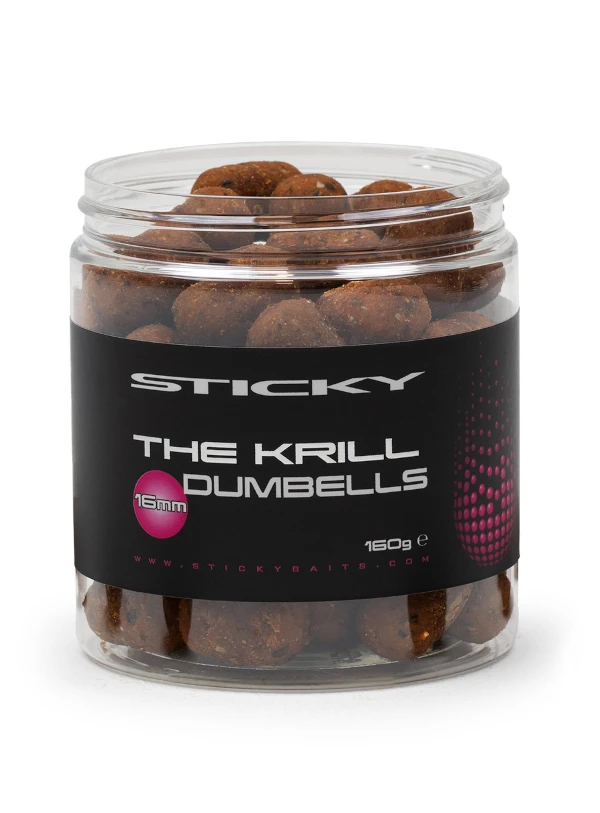 Sticky Baits The Krill Dumbells 16mm 160gr Pot 3 Sticky Baits The Krill Dumbells 16mm 160gr Pot