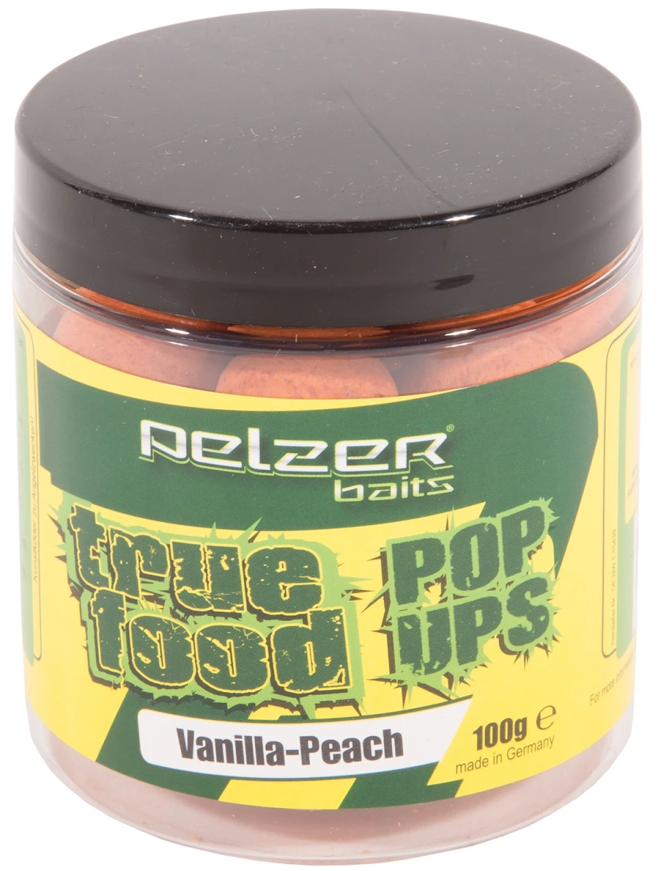 Pelzer True Food Pop Ups Vanilla Peach 20mm 3 Pelzer True Food Pop Ups Vanilla Peach 20mm