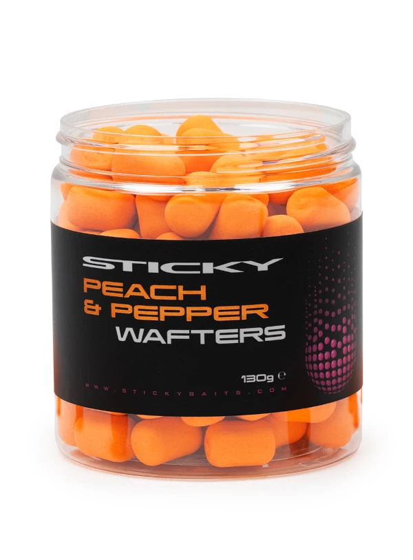 Sticky Baits Peach & Pepper Wafters 3 Sticky Baits Peach & Pepper Wafters