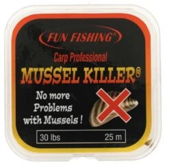 Fun Fishing Mussel Killer Leader 25m - 30lb -Hengels Winkel 76064622cfda5c90