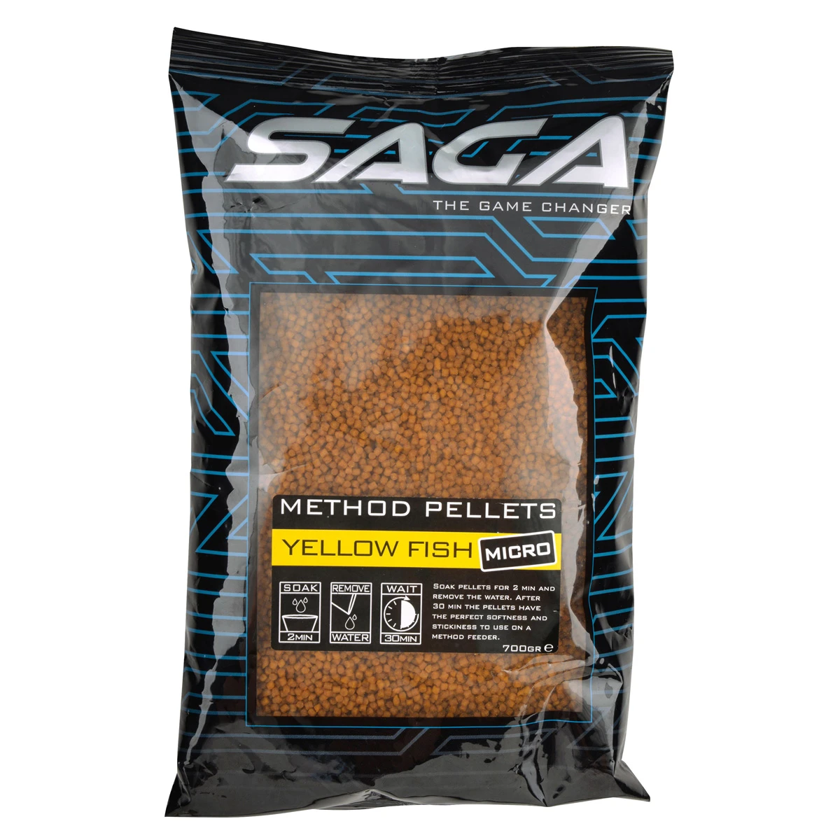 SAGA Method Micro Pellets Yellow Fish 4 SAGA Method Micro Pellets Yellow Fish - Afbeelding 2