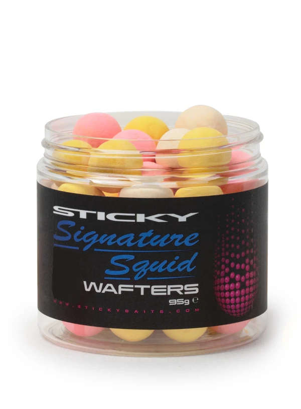 Sticky Baits Signature Squid Wafters 12mm 95gr Pot 3 Sticky Baits Signature Squid Wafters 12mm 95gr Pot