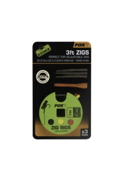 Fox Edges Zig Rig 12lb Size 8 0,9m 3ft (3 Stuks)