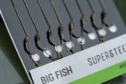 Korum Big Fish Braided Hair Rigs 6" 8pcs Size 12 Barbed -Hengels Winkel e8683b23200a5a01