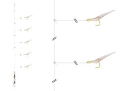 Daiwa GrandW. Herring-Rig Sabiki #10 Pink Glow